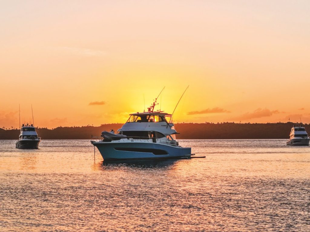 An island anchorage – bliss.