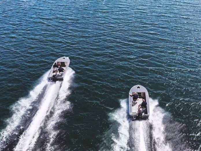 Testing underway on Lake Karapiro. // Supplied