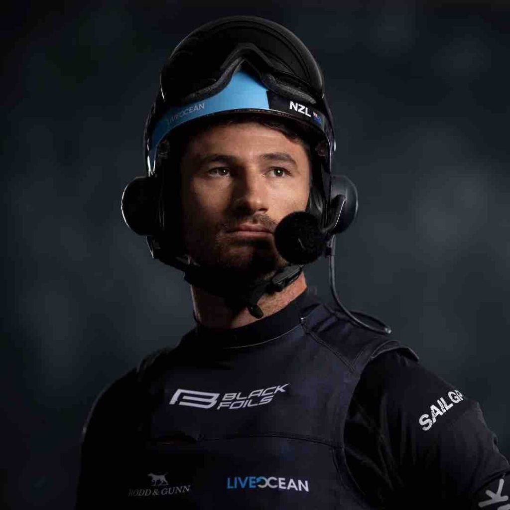 Louis Sinclair of the Black Foils. // Photo credit: SailGP Media