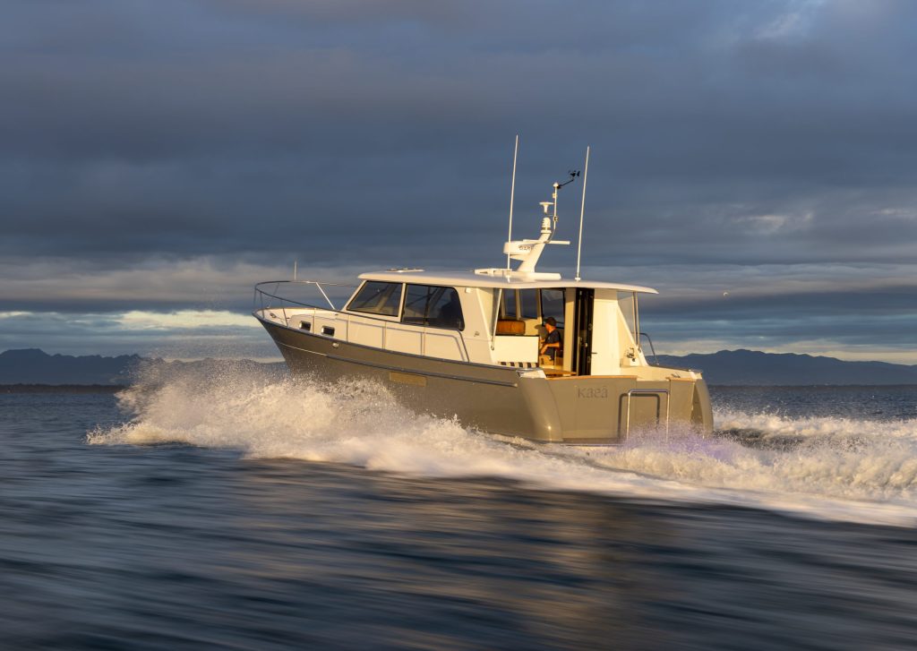 Kaea will be on display at the 2026 Auckland Boat Show // Photo credit: Marra Marine