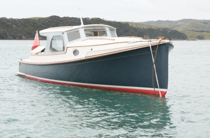 Feather, an Arch Logan classic launch // Auckland Wooden Boat Festival Feather, an Arch Logan classic launch // Auckland Wooden Boat Festival
