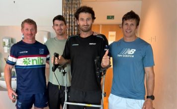 Louie Sinclair discharged as Black Foils focus on recovery after SailGP collision Louis Sinclair, SailGP recovery // Photo credit: Black Foils