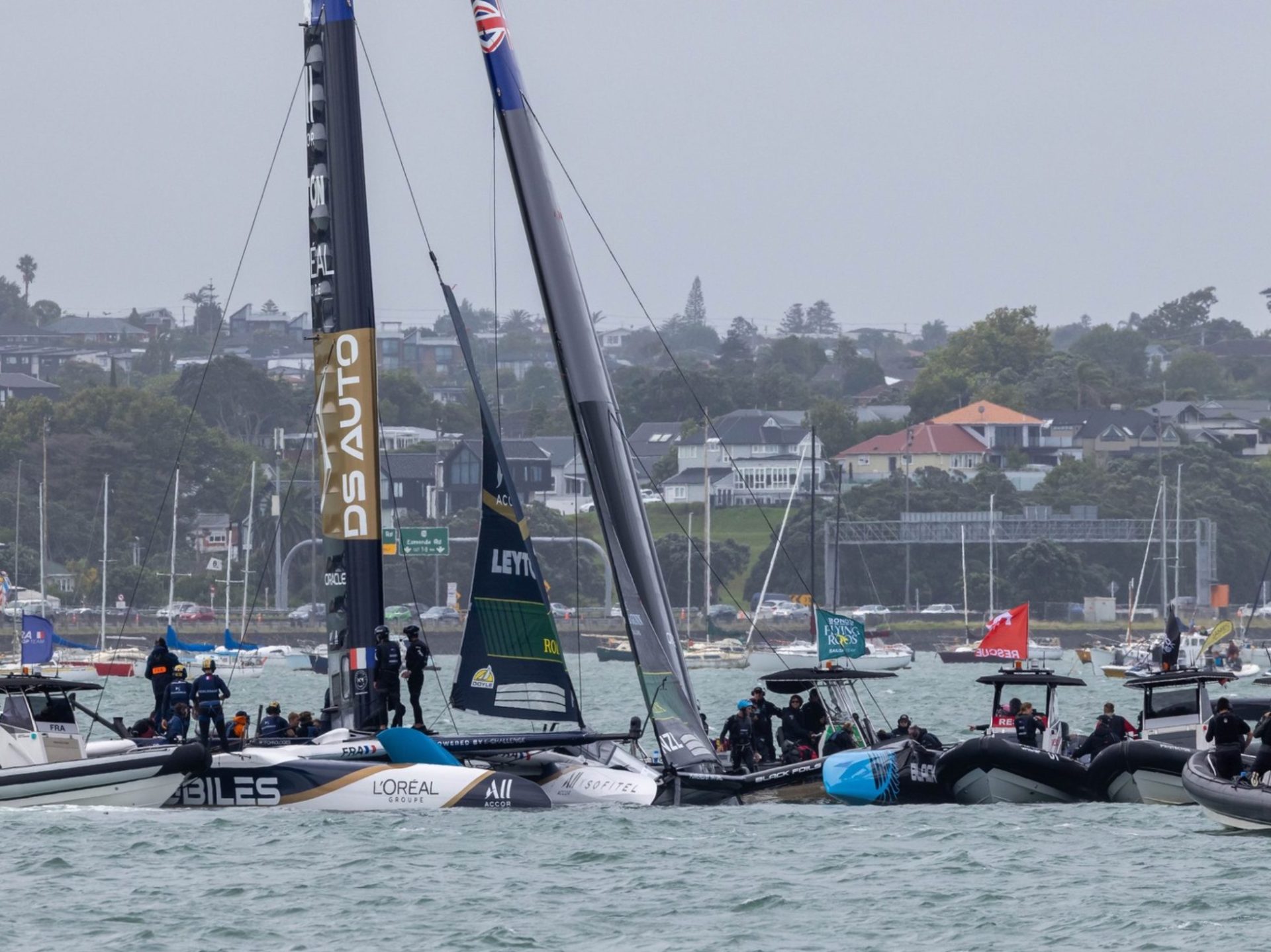 Black Foils outline technical sequence behind Auckland SailGP collision ...
