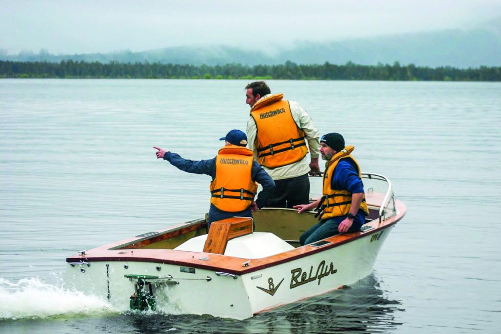 New Zealand Antique and Classic Boat Show; the HamiltonJet cuddy cabin Jetaway.
