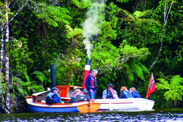 A brace of steamers at Lake Rotoiti.