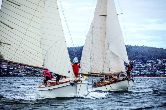 Ngataki racing Te Rapunga in Hobart. Ngataki racing Te Rapunga in Hobart.