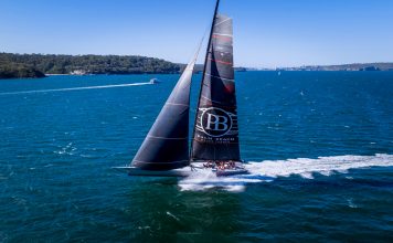 Palm Beach XI Takes Flight on Sydney Harbour