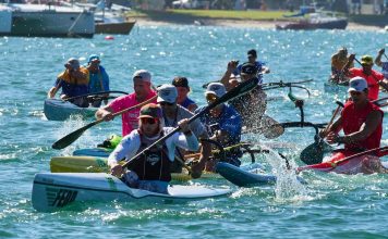 Darcy Price NZ Ocean Surfski Series 2025–26 enters decisive final stretch James "Bhutty" Moore-morial Race 2026 // Photo credit: Paddler.nz