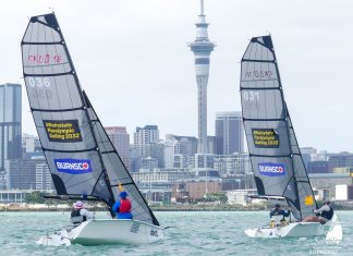 Sailability Auckland Skud 18 international match race challenge Sailability Auckland Skud 18 international match race challenge