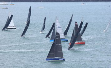 The fleet in the Waitemata. // Photo credit: Roger Mills / Boating New Zealand