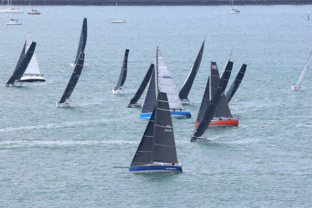 The fleet in the Waitemata. // Photo credit: Roger Mills / Boating New Zealand