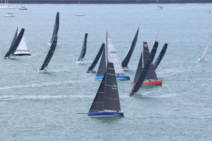 The fleet in the Waitemata. // Photo credit: Roger Mills / Boating New Zealand The fleet in the Waitemata. // Photo credit: Roger Mills / Boating New Zealand