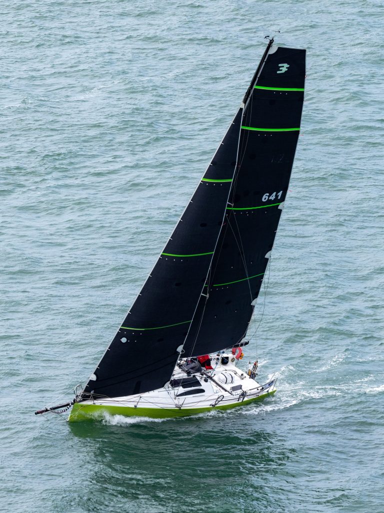 Motorboat 2, Alan Quere and Vincent Trinquet's Elliott 10.50, provisionally win elapsed and corrected honours in Race 1, Waitemata Harbour to Mangonui in the 2026 Doyle Sails Round North Island Two Handed Yacht Race // Photo credit: Roger Mills / Boating New Zealand