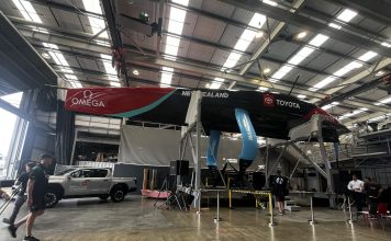 Emirates Team New Zealand begins new AC75 sailing phase in Auckland