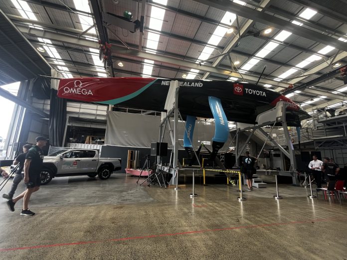 We got in early to look at the ETNZ AC75