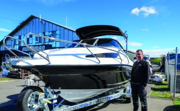 Aiming high Mike Bamber with a Huntsman Centurion ready for its new owner