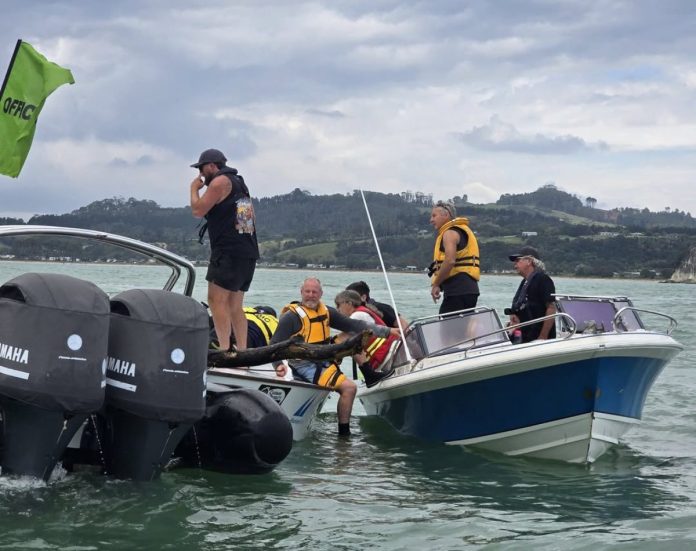 Fury II incident // Photo credit: Mackay Offshore Powerboat Racing NZ