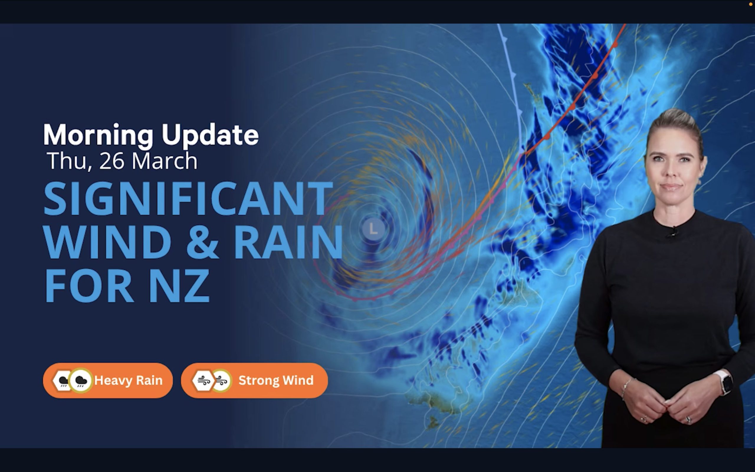 Severe Weather Warning for NZ Boaties Thursday 26 March