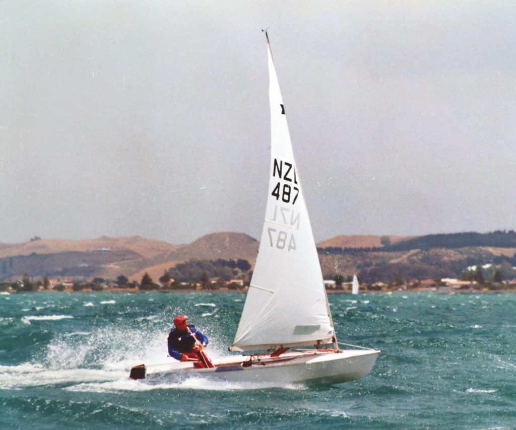 New Zealand’s most successful OK sailor, Leith Armit, has won four OK World Championships.