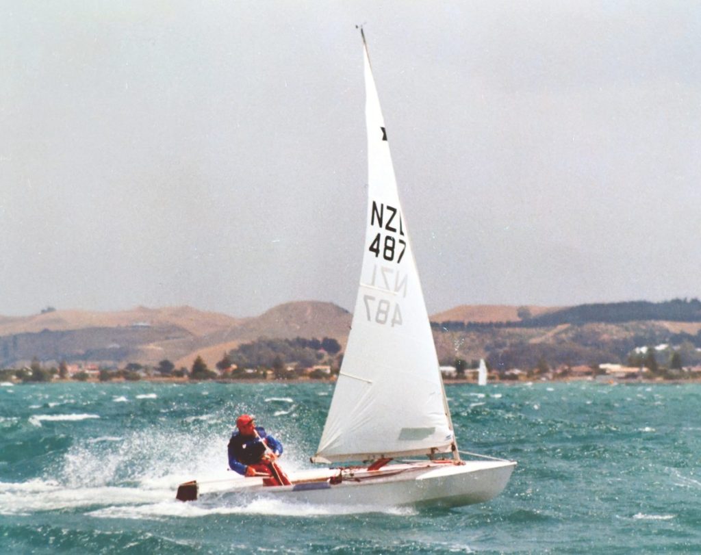 New Zealand’s most successful OK sailor, Leith Armit, has won four OK World Championships.