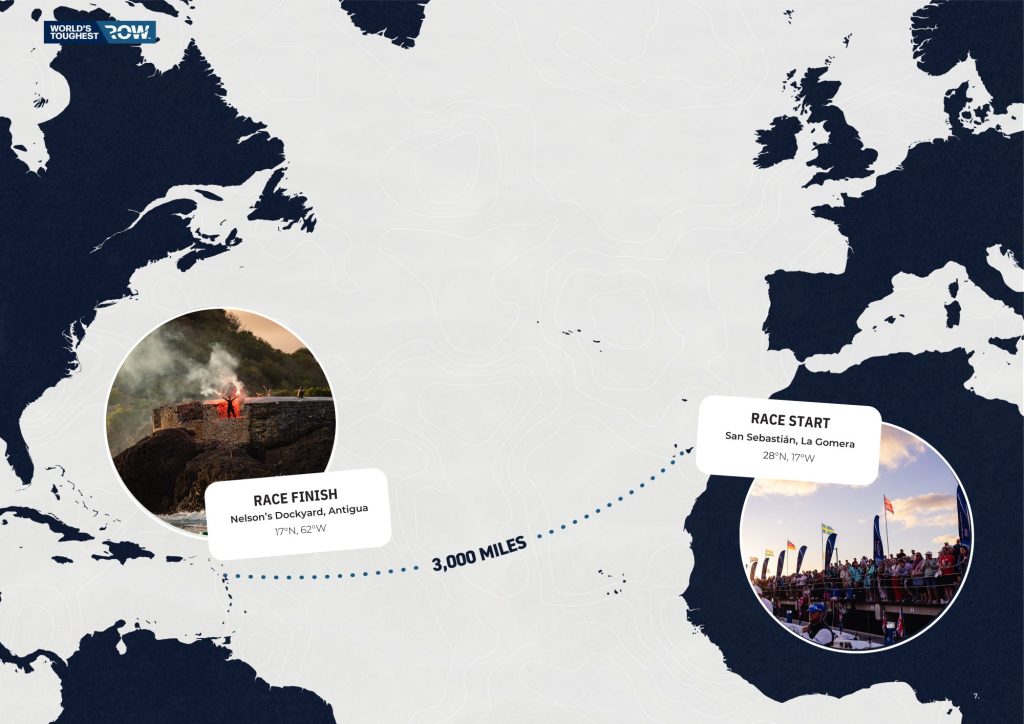 Atlantic crossing // Photo credit: Worlds Toughest Row