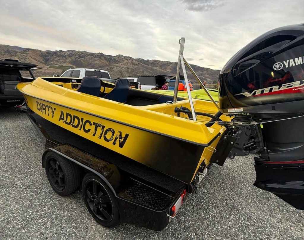 Dirty Addiction at the 2026 NZBMC Championship season opens in style at Lake Dunstan and Roxburgh // Supplied (FB)