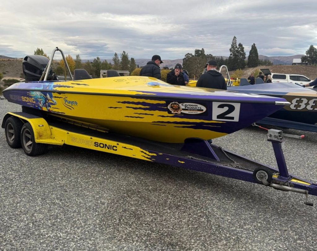 Ryan Archer's Supersonic at the 2026 NZBMC Championship season opens in style at Lake Dunstan and Roxburgh // Supplied (FB)