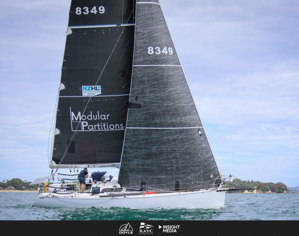 Kick under full sail, settled and moving well, the kind of pace that has defined her offshore record. // Photo credit: Insight Media