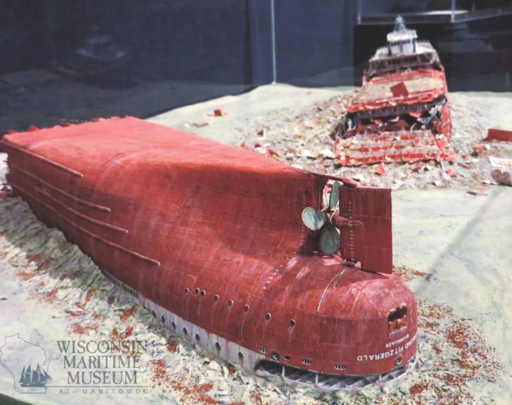 There are plenty of photographic records of the Edmund Fitzgerald at work but no clear explanation for her sinking, the cause of which remains a mystery.