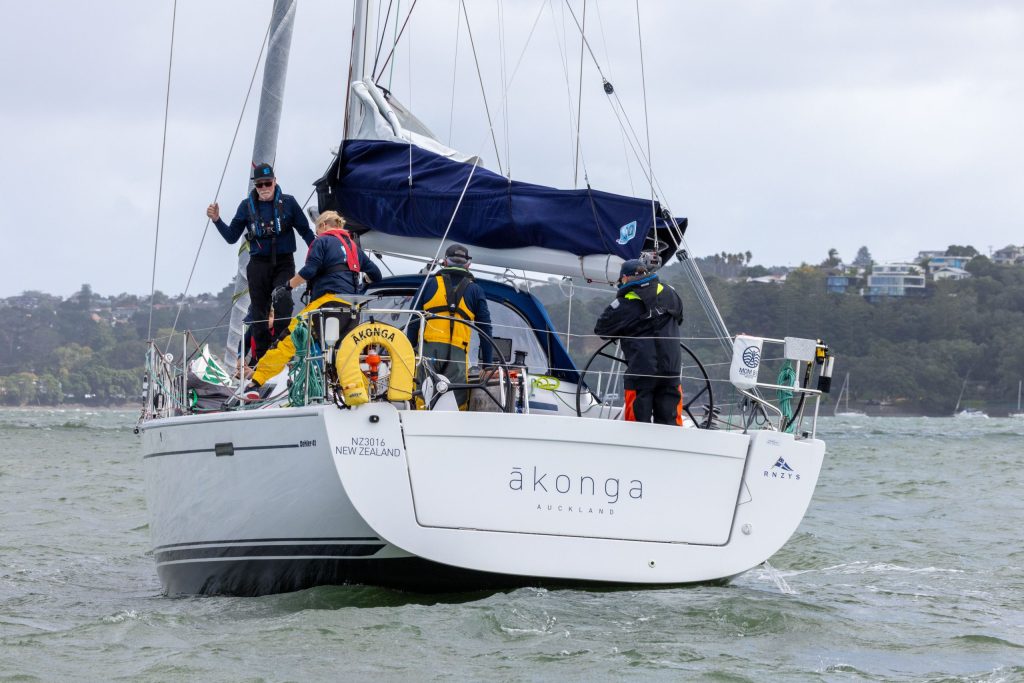 At the start of the 2026 Three Kings Offshore Yacht Race // Photo credit: Roger Mills / Boating New Zealand
