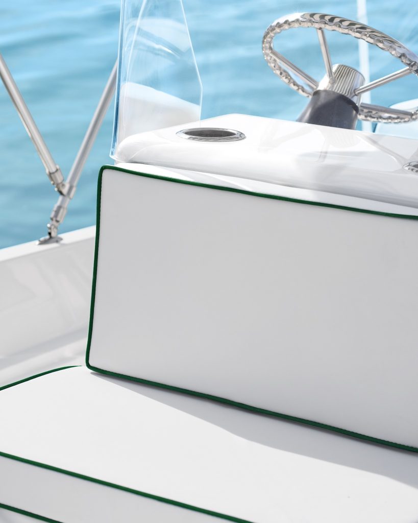 Horizon fabrics piping // Photo credit: Sunbrella