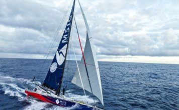 MSIG Europe, skippered by New Zealander Conrad Colman // Photo credit: Georgia Schofield