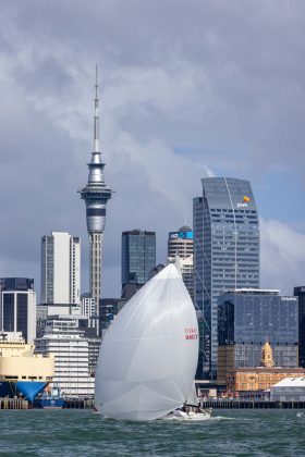 Start of the 2026 Three Kings Offshore Yacht Race. // Photo credit: Roger Mills / Boating New Zealand