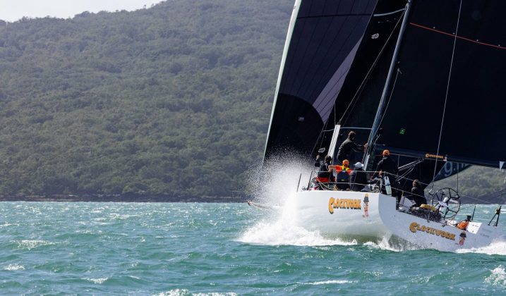 Start of the 2026 Three Kings Offshore Yacht Race. // Photo credit: Roger Mills / Boating New Zealand