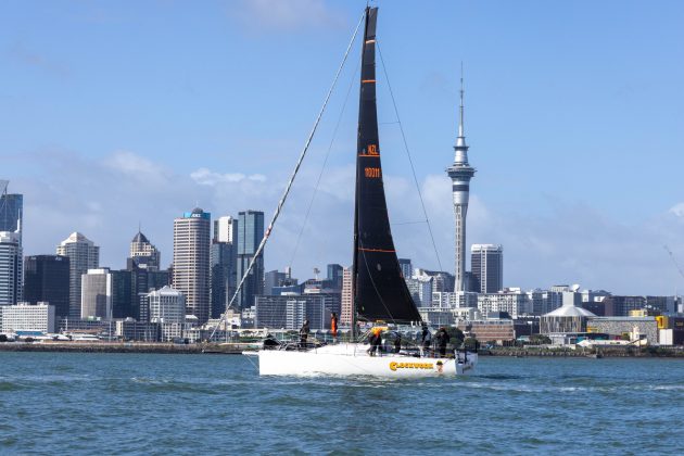 Start of the 2026 Three Kings Offshore Yacht Race. // Photo credit: Roger Mills / Boating New Zealand