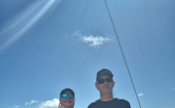 L-R: Nick Roberts with navigator, Andrew Hall // Photo credit: Akonga