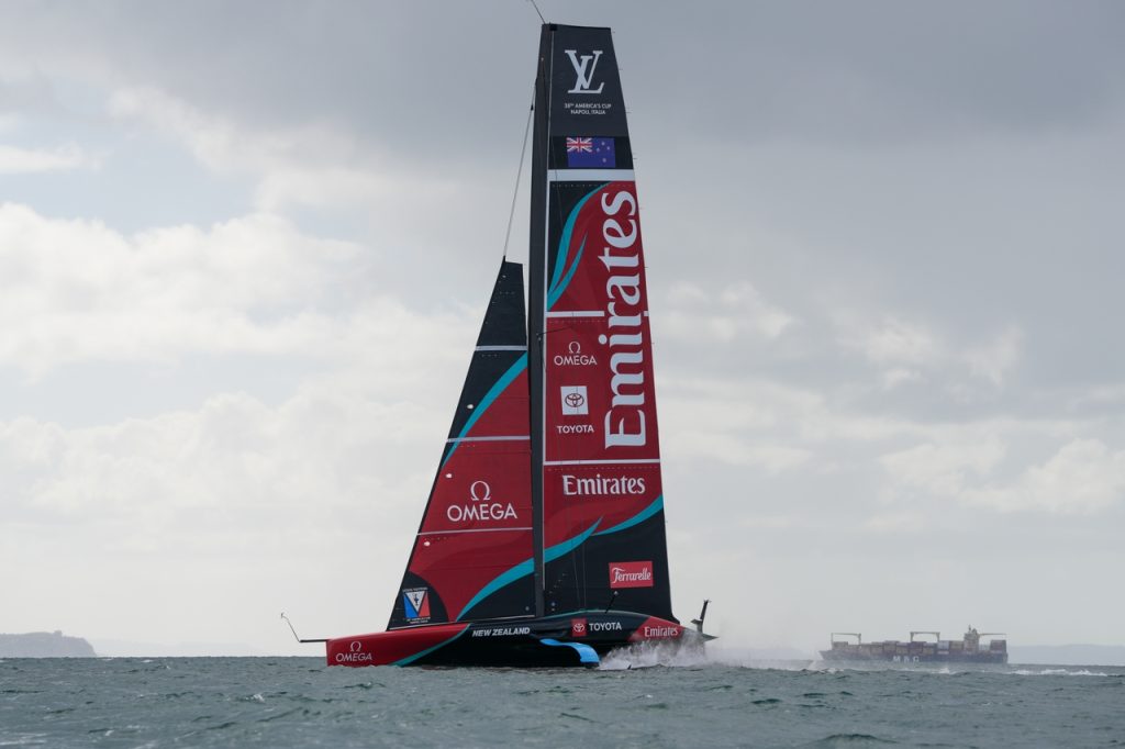 17 April 2026, America’s Cup Recon, Emirates Team New Zealand, Taihoro, AC75, Day 12 // Photo credit: Sam Thom / Americas Cup