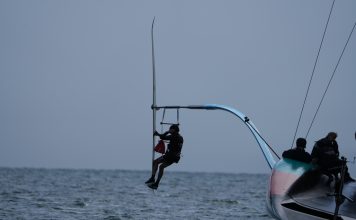 17 April 2026, America’s Cup Recon, Emirates Team New Zealand, Taihoro, AC75, Day 12 // Photo credit: Sam Thom / Americas Cup