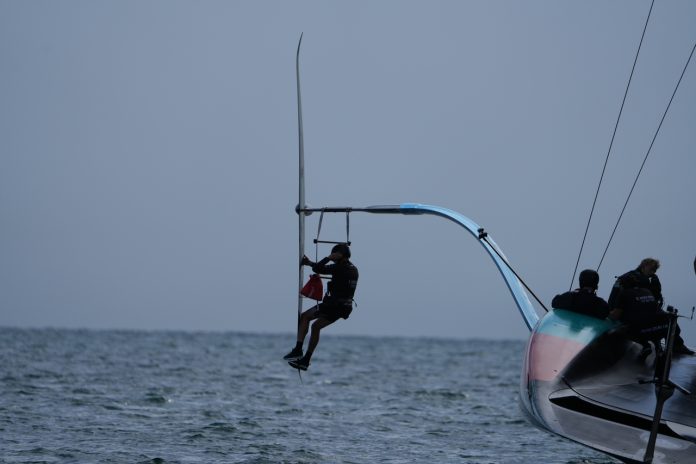 17 April 2026, America’s Cup Recon, Emirates Team New Zealand, Taihoro, AC75, Day 12 // Photo credit: Sam Thom / Americas Cup