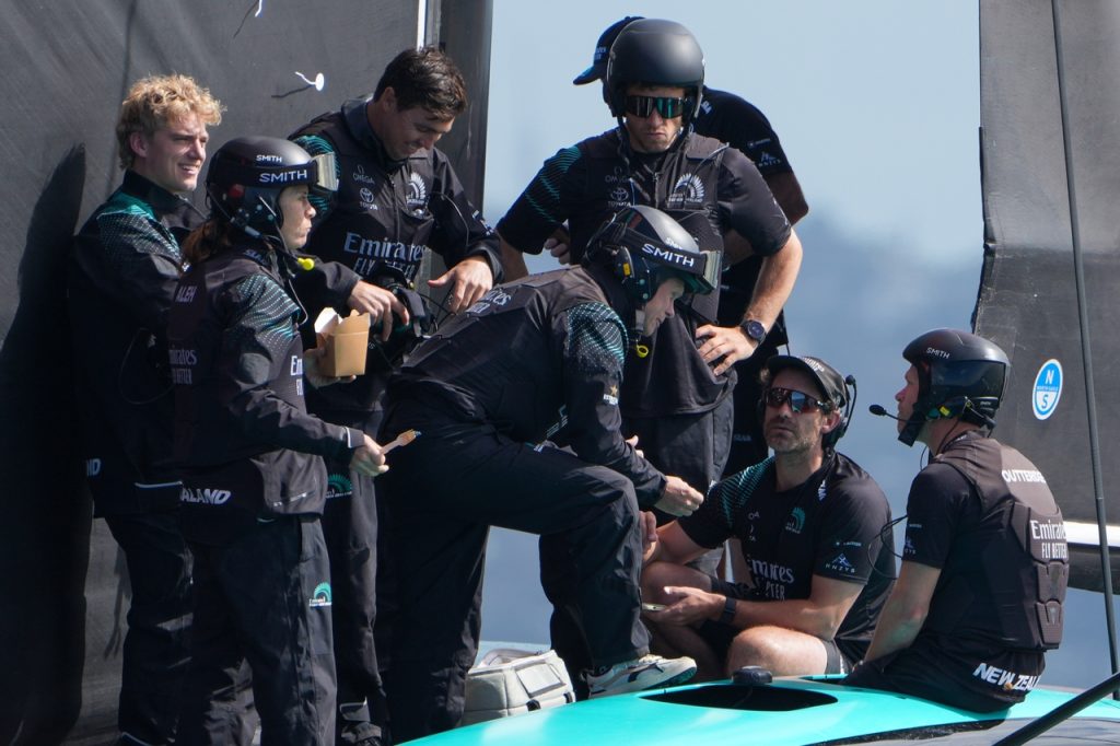 17 April 2026, America’s Cup Recon, Emirates Team New Zealand, Taihoro, AC75, Day 12 // Photo credit: Sam Thom / Americas Cup