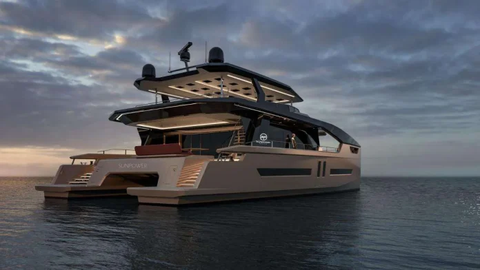 SUNPOWER-ALVA 90ft Solar Electric Superyacht // Photo credit: