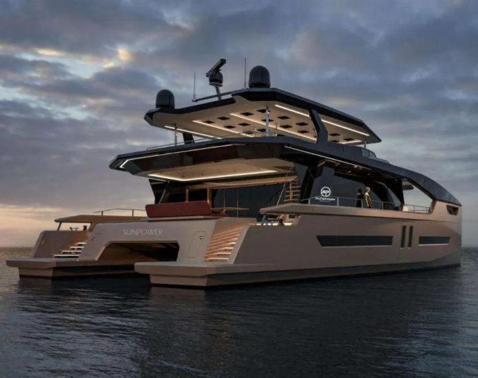 Sunpower-Alva 90 Solar Electric Superyacht rolls out for sea trials // Sunpower