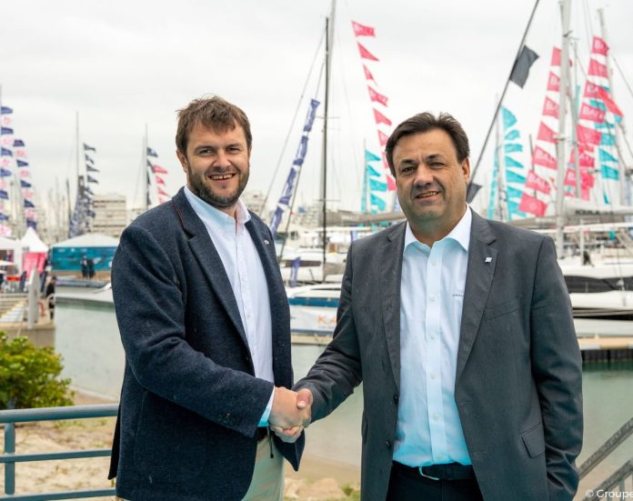 Mathieu Fountaine and Bruno Thivoyon taken in La Grande Motte. Two giants, seven brands, one electric future. // Supplied