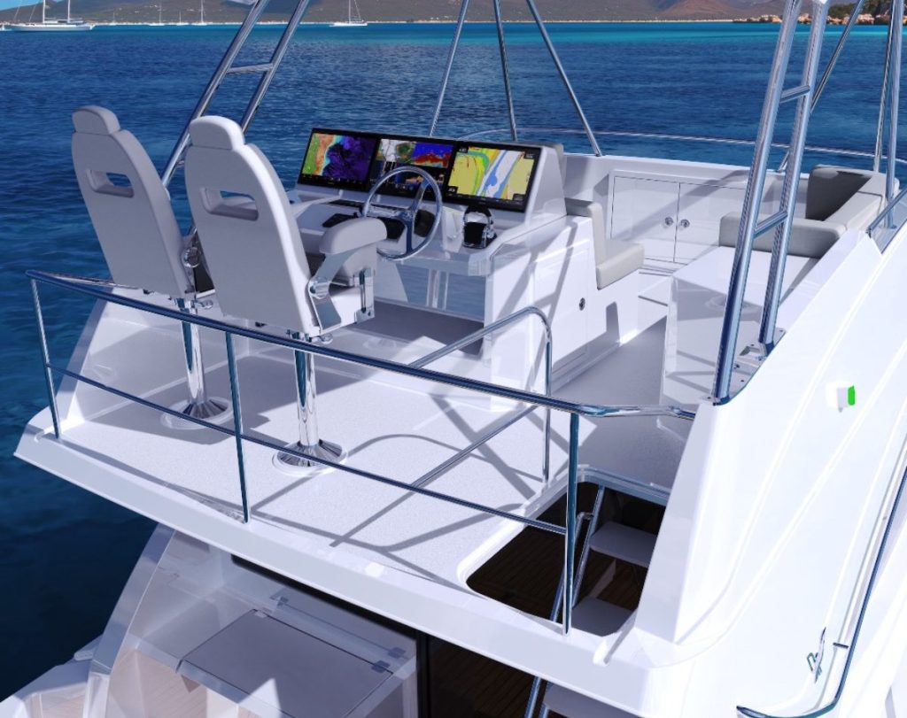 Caribbean 40F // Photo credit: Caribbean Boats