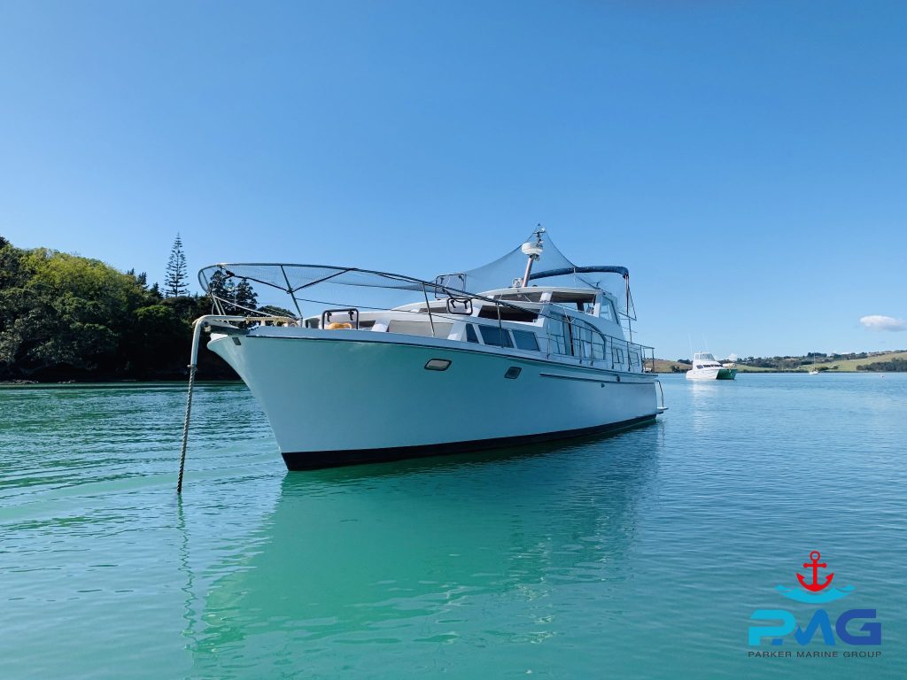 1994 13m Lidgard Enclosed Flybridge // Supplied: Tradeaboat