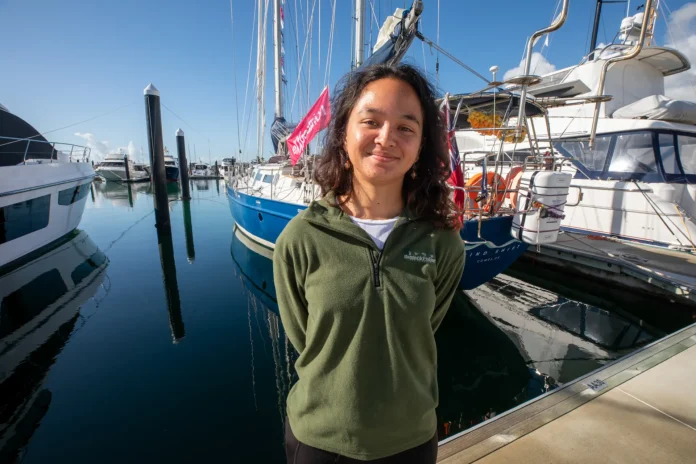Rāwinia Wikaira is taking part in the expedition. // Photo credit: Nick Monro