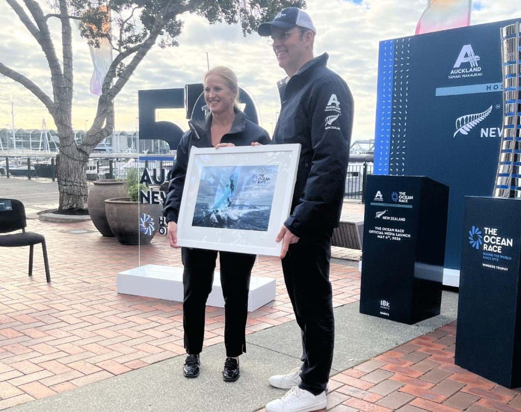 Louise Upston with Richard Brisius // Boating New Zealand