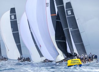 Fourteen boats, one bay, no margin for error