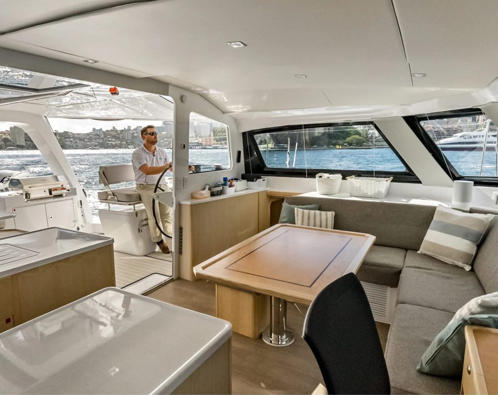 A peek inside the Seawind 1370 // Multihull Central