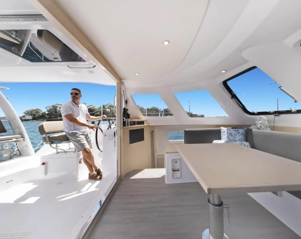 Room to spread out in the Seawind 1160XL // Multihull Central